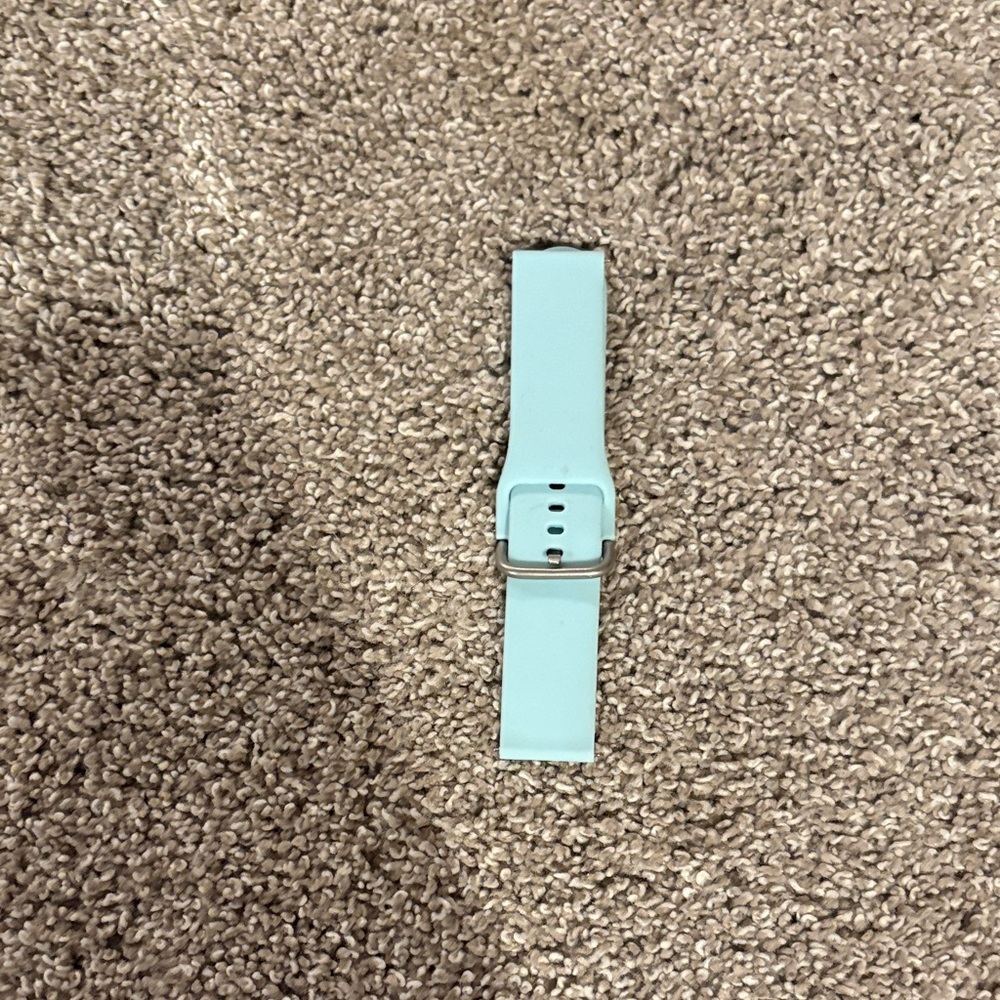 Light Blue Silicone Wristband Replacement for Wearable Devices